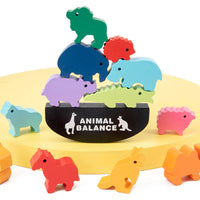 Animal Balance Building Blocks Game – Montessori-Inspired Stacking Fun