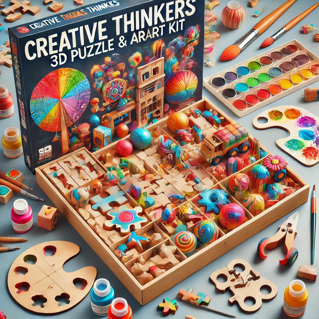 Creative Thinkers: 3D Puzzle & Art Kit