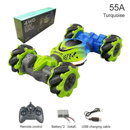 RC Watch Gesture Rotation Stunt Car – 3-Way Control, 360° Stunts, Endless Fun