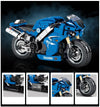 Kids' Motorcycle Building Block Model Kit