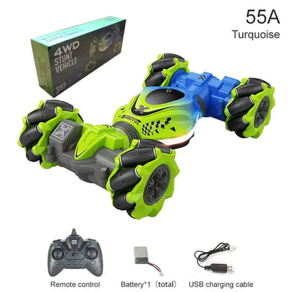 RC Watch Gesture Rotation Stunt Car – 3-Way Control, 360° Stunts, Endless Fun