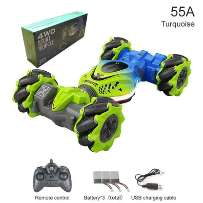 RC Watch Gesture Rotation Stunt Car – 3-Way Control, 360° Stunts, Endless Fun
