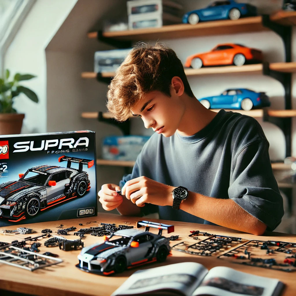 Supra Sports Car Building Block Set – Customizable Brick Model for Car Enthusiasts & Collectors