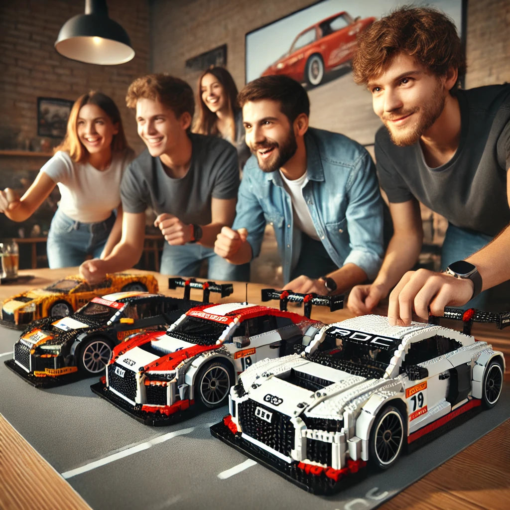 MOC RS6 Avant, R8 GT3, RS7 Speed Sports Car Building Blocks Set – Ultimate Racing Brick Model Kit for Enthusiasts & Future Engineers