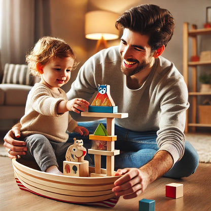 Animal Balance Building Blocks Game – Montessori-Inspired Stacking Fun