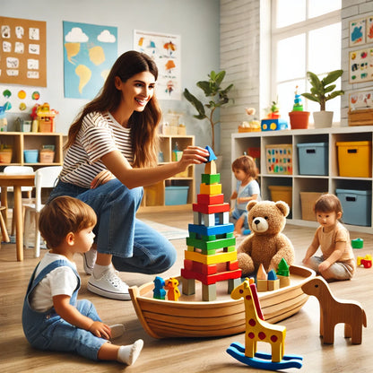 Animal Balance Building Blocks Game – Montessori-Inspired Stacking Fun