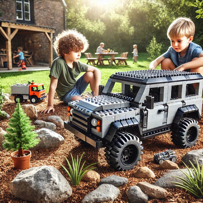 Rover Defender Building Blocks Set – Realistic Off-Road Vehicle Model Kit for Creative Builders & Collectors