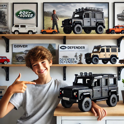 Rover Defender Building Blocks Set – Realistic Off-Road Vehicle Model Kit for Creative Builders & Collectors