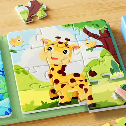 EduMagnetic Animal Puzzle Set™ – 3D Montessori-Inspired Magnetic Puzzles for Kids | Fun & Educational STEM Toy