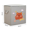 FoldaFun Animal Cube Organizer™ – 120L Collapsible Storage Bin for Toys, Clothes & More | Cute & Durable Canvas Design