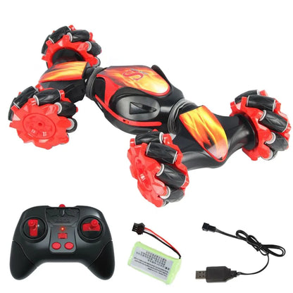 Gesture-Controlled RC Stunt Car with Lights, Music &amp; 360° Drift Action