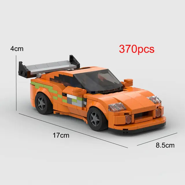 Supra Sports Car Building Block Set – Customizable Brick Model for Car Enthusiasts & Collectors