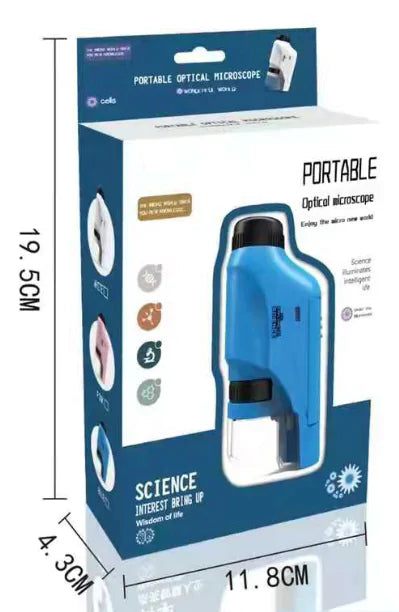 Handheld Digital Microscope Kit – 1000x Magnification with Camera | Portable Science & Educational Tool for Kids & Adults