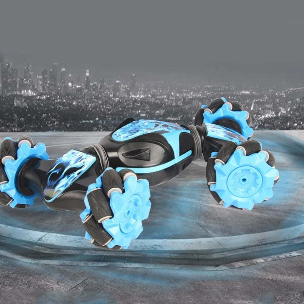 Gesture-Controlled RC Stunt Car with Lights, Music &amp; 360° Drift Action