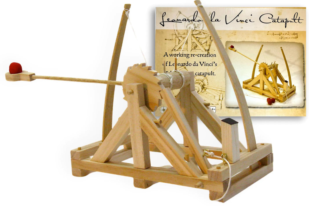 Pathfinders Leonardo da Vinci Catapult Kit – Educational STEM Wood Building Kit for Ages 12-14