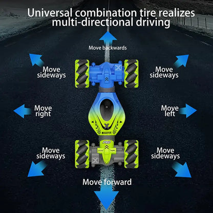 RC Watch Gesture Rotation Stunt Car – 3-Way Control, 360° Stunts, Endless Fun
